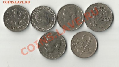 оцените монетки - иностр