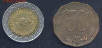 Аргентина 1 песо 1995 г. 6.06.2025 г. 22 -00 МСК. - Аргентина