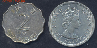 Гонконг 2 доллара 1997 г.6.06.2025 г. 22 -00 МСК. - Гонконг1