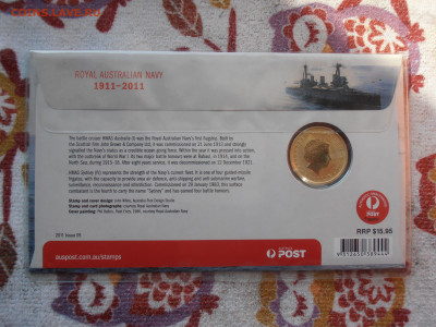 Австралия 1 долл,2011г.,100 лет ВМС,КПД 22:00,10.06.2025 - P6051257.JPG
