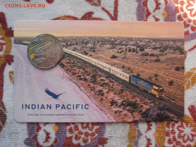Австралия 50ц.,2020г.,50 лет Indian Pac,поезд, 22ч.,10.06.25 - P6051258.JPG