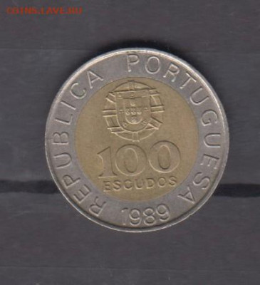 Португалия 1989 100 эскудо до 09 06 - 16