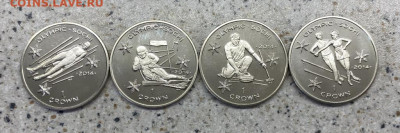 Набор Остров Мэн 1 крона 2013 Олимпийские Игры Сочи 2014 - nabor_ostrov_men_1_krona_2013_olimpijskie_igry_sochi_2014_olimpiada_sport_shajba_figurnoe_katanie