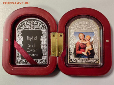 15дин 2011 Андорра, Рафаэль, Мадонна Каупера,Ag999, до 12.06 - Ю Ренесанс Рафаэль Каупер-1