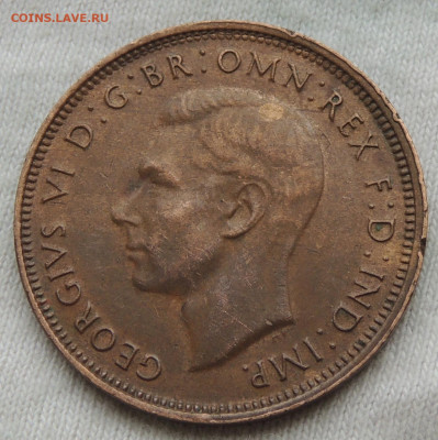 Австралия ½ пенни 1948. №2 до 11.06.2025 - Австралия ½ пенни 48.2 .JPG