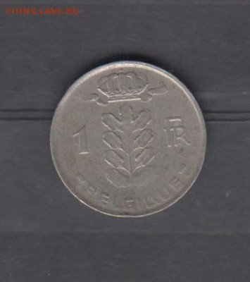 Бельгия 1966 1 франк надп на франц до 10 06 - 53а