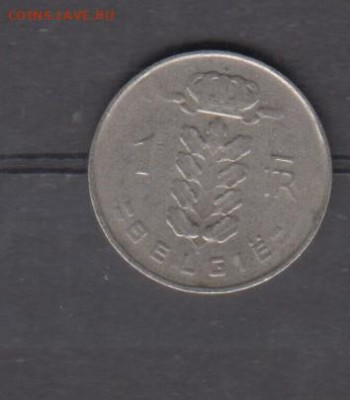 Бельгия 1967 1 франк надп на голландском  до 10 06 - 55а