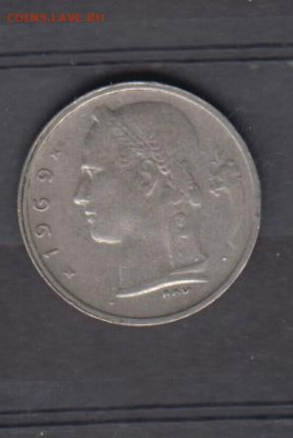Бельгия 1969 1 франк  надп на голландском до 10 06 - 57