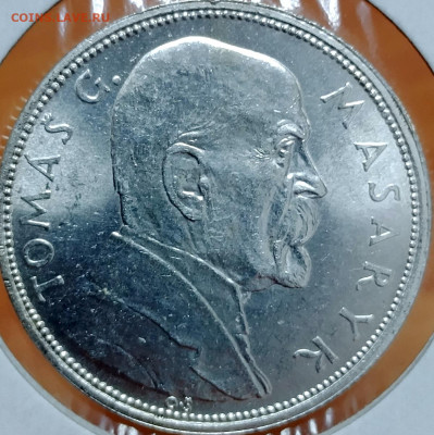 Чехословакия 10 крон 1928 UNC 10 лет Республике до 10,06 - IMG_20250606_142143_689