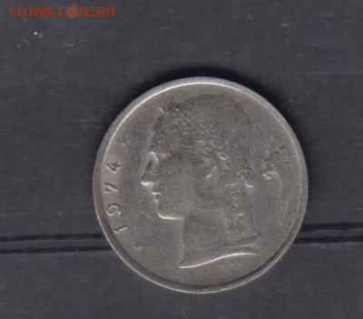 Бельгия 1974 1 франк надп на голландском до 10 06 - 65