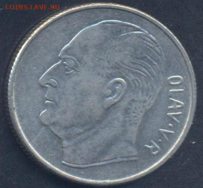Норвегия 1 крона 1972 г.9.06.2025 г. 22 -00 МСК. - Норвегия1