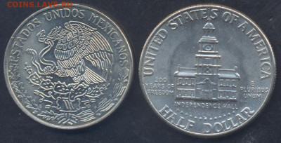 США 50 центов 1976 г. 9.06.2025 г. 22 -00 МСК. - США
