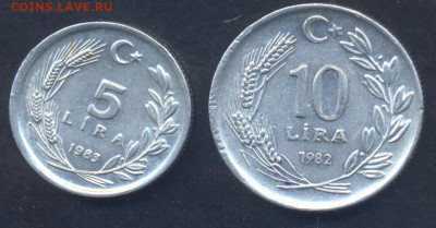 Турция 5 лир 1983 г. 9.06.2025 г. 22 -00 МСК. - Турция 5