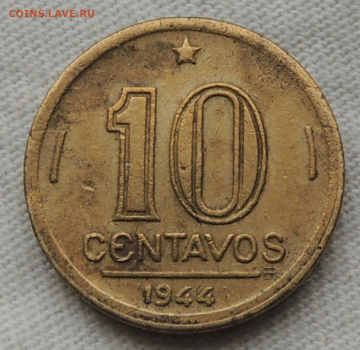 Бразилия 10 сентаво 1944 OR до 11.06.2025 - Бразилия 10 сентаво 44.JPG