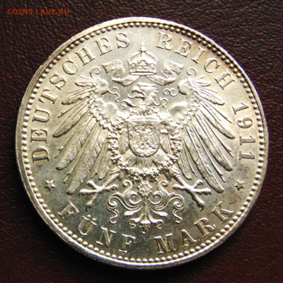 Бавария 5 марок 1911. - DSC09989.JPG