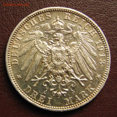 Бавария 3 марки 1913. - DSC09978.JPG