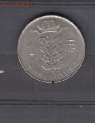 Бельгия 1978 1франк надп на фр до 11 06 - 69а