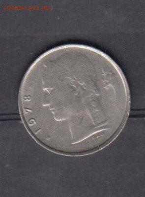 Бельгия 1978 1франк надп на гол до 11 06 - 72