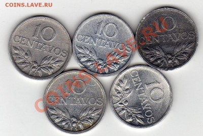 ПОРТУГАЛИЯ 10 СЕНТАВО 1971-79 (5ШТ.) ДО 16.02.12 В 22(1356) - img134