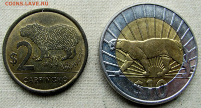Уругвай, Колумбия, Мексика 1973-2012 (5 монет). До 10.06.25 - 5.JPG