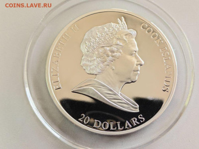 20дол 2011 О-ва Кука Синий конь. Франц Марк, Ag999, до 15.06 - Х 2011 Синий конь-3