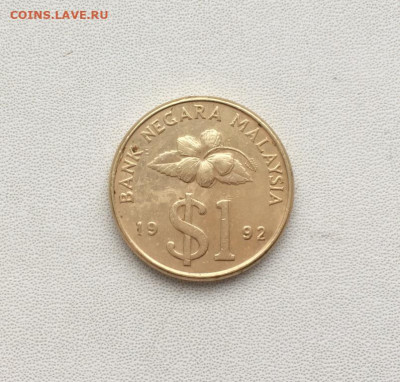 Малайзия 1 ринггит 1992 Гибискус Цветы Кинжал Флора - malajzija_1_ringgit_1992_gibiskus_cvety_kinzhal_flora