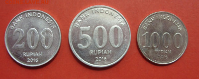 200 500 1000 рупий Индонезия 2016. - 200 500 1000 рупий Индонезия 2016 - 1