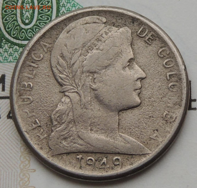 Колумбия 5 сентаво 1949 до 15.06.2025 - Колумбия 5 сентаво 49 .JPG