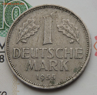 Германия 1 марка 1955 D до 15.06.2025 - Германия 1 марка 1955.JPG