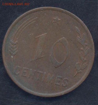 Люксембург 10 сантимов 1930 г. 13.06.2025 г. 22 -00 МСК. - Люксембург 10