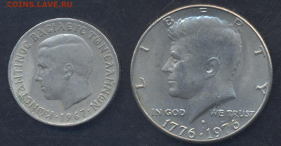 США 50 центов 1976 г.  13.06.2025 г. 22 -00 МСК. - США1