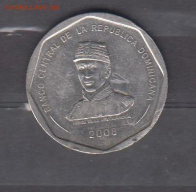 Доминикана 2008 25 песо до 16 06 - 9
