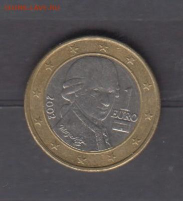 Австрия 2002 1 евро до 16 06 - 17