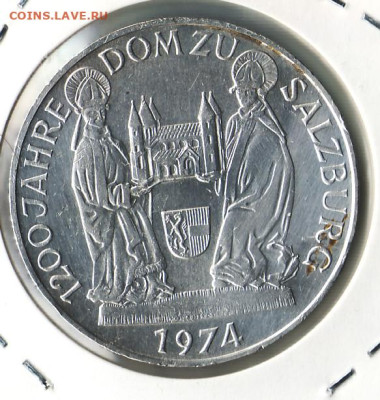 Австрия 50 шиллингов 1974 года , до 18.06.2025г., 22 ч.мск. - 25.5.1-2