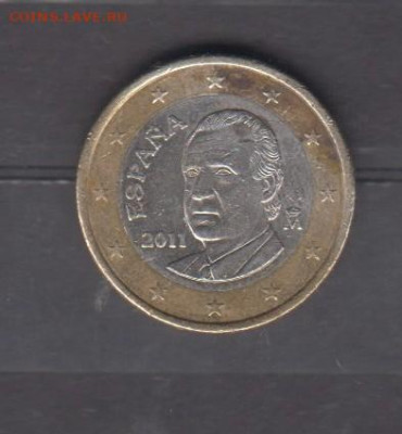 Испания 2011 1 евро до17 06 - 25