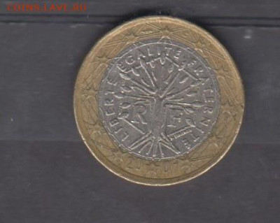 Франция 2001 1 евро до 17 06 - 26а