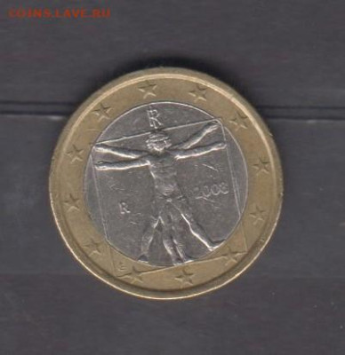 Италия 2008 1 евро до 17 06 - 27а