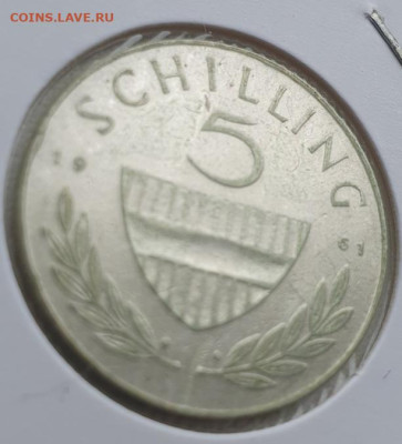 Австрия 5 шиллингов 1961г, до 19.06 22:00 мск - 4
