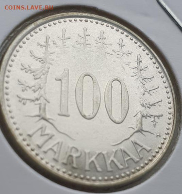 Финляндия 100 марок 1957г, до 19.06 22:00 мск - 2