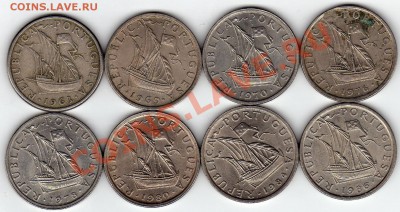 ПОРТУГАЛИЯ 5 ЭСКУДО 1963-86 (8ШТ.) ДО 16.02.12-22 (1530) - img149