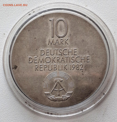 ГДР 10 марок 2 монеты  серебро - 20250615_083818