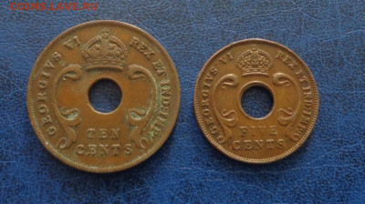 Бр. Восточная Африка 10 центов 1941 и 5 центов 1942 до 17.06 - DSC00141.JPG