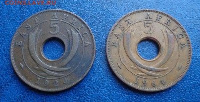 Бр. Восточная Африка 5 центов 1924 и 5 центов 1964 до 17.06 - DSC00209.JPG