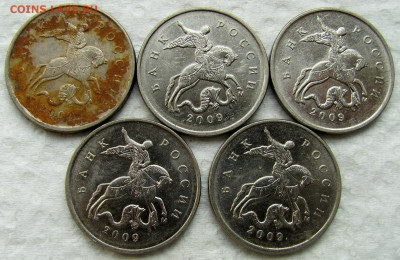 1, 5 копеек, 1, 2 рубля 1997-2009 (96шт.), с рубля! До 24.06 - 19.JPG