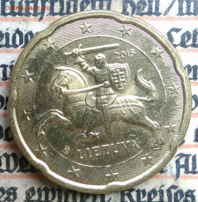 Литва 20 центов 2015 года до 24.06.2025 - IMG_20250618_203714