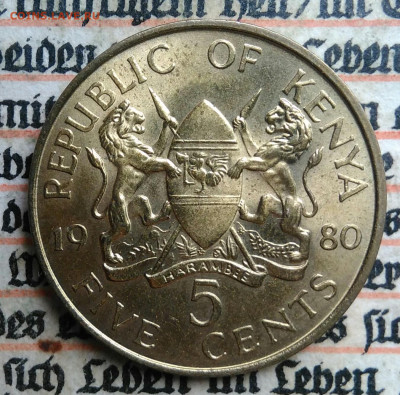 Кения 5 центов 1980 года до 24.06.2025 - IMG_20250618_194346