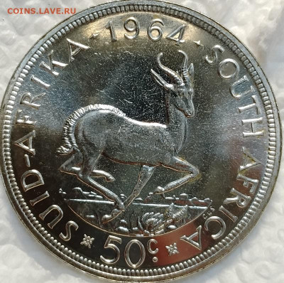 ЮАР 50 центов 1964 ВUNC до 22,06 - IMG_20250618_124643_530