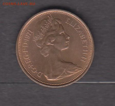 Великобритания 1971 2 пенса в блеске до 24 06 - 102