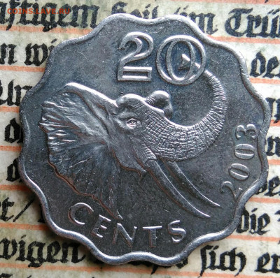 Свазиленд 20 центов 2003 года до 24.06.2025 - IMG_20250619_232214