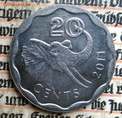Свазиленд 20 центов 2011 года до 24.06.2025 - IMG_20250619_232302